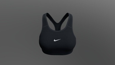 nike clássico acolchoado Preto 3d modelo hugo hugoamcgoncalves 4172005 3d print model - Mito3D