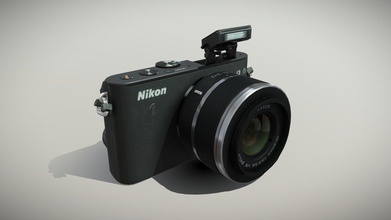 Nikon 1 j3 espejo cámara equipo 10 30mm lente comprar realeza gratis 3d modelo 3doverstock a9bcf89 3d print model - Mito3D