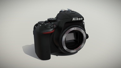 Nikon d5500 dslr cámara comprar realeza gratis 3d modelo 3doverstock ea7c019 3d print model - Mito3D