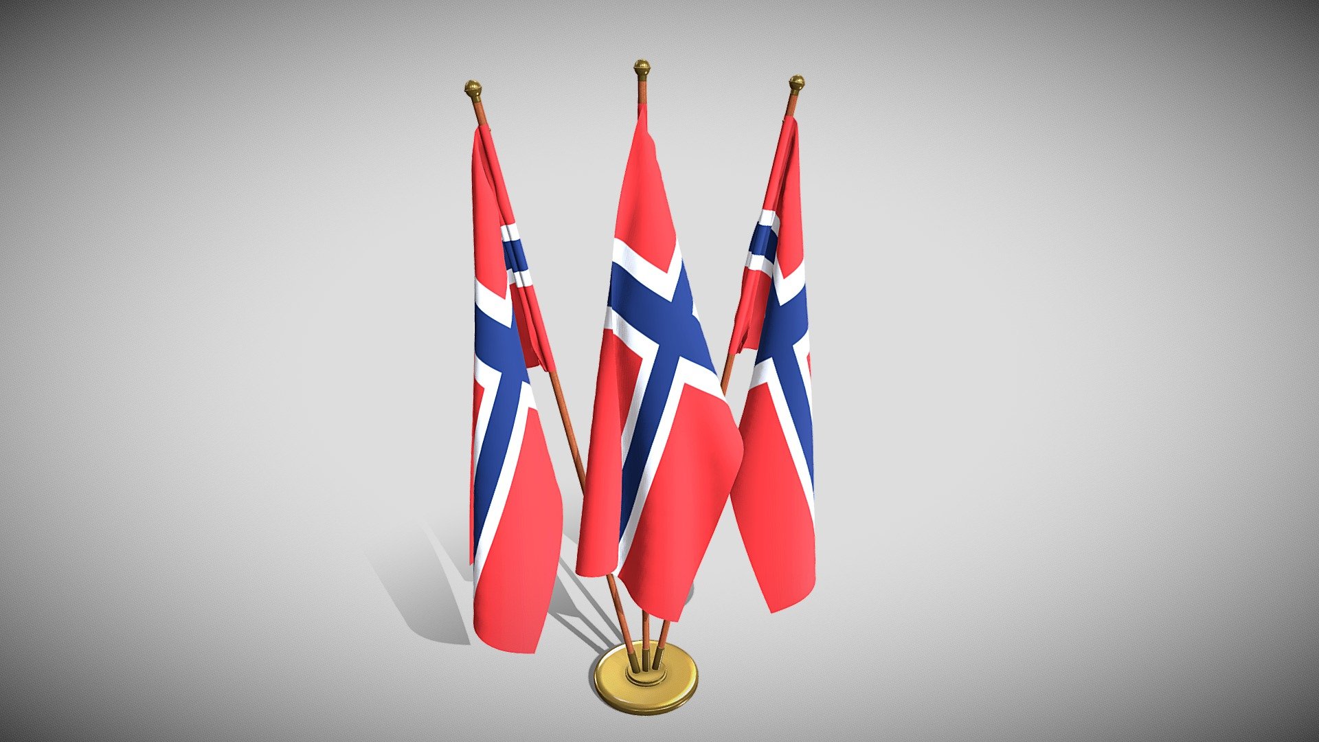 Norvège drapeau pack acheter royalties libre 3d modèle dragosburian 93afb07 3D print model - Mito3D