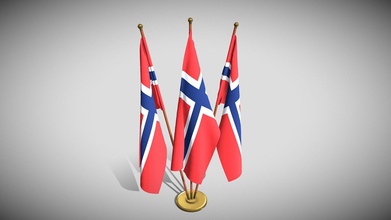 Norvegia bandiera pacco acquistare royalty gratuito 3d modello dragosburian 93afb07 3d print model - Mito3D