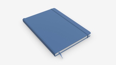 notebook hardcover strap a4 - buy royalty free 3d model hq3dmod aivisastics 6d201e9 3d print model - Mito3D