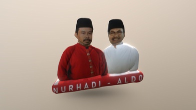 nurhadi aldo - descargar gratis 3d modelo mikailmlukman d8b8fbe el mejor candidato a las elecciones 3d print model - Mito3D