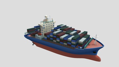 okyanus kargo konteyner nakliye - 3d model deerdesignvn deerdesign74c14d8 vn deniz 3d print model - Mito3D