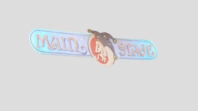 ocf main stage sign - download free 3d model fldrafting 87c42bb 3d print model - Mito3D