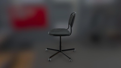 office chair - download free 3d model antoniopaun f37d609 university project imagistica proiectarii 3d print model - Mito3D