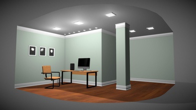 escritório mobília conjunto cena Comprar realeza livre 3d modelo bruno Hermes brunohermes e08a2cb 3d print model - Mito3D
