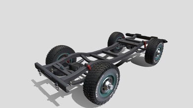 offroad vehicle chassis - buy royalty free 3d model dragosburian 6720e86 3d print model - Mito3D