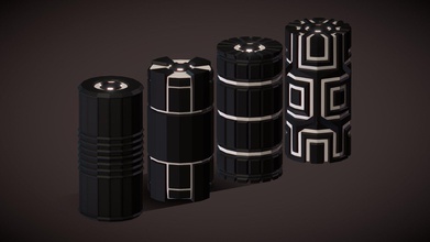 oil barrels - download free 3d model mrowa cad3d38 my game lords power low-poly color-palettes no animation you can freely modify use all your games optimized graphics polygonality very small textures 8x8 pixels allow models engines correctly inverted normals compatible style size ready i&rsquo m hungry student buy me coffee d if like support patreon 3d print model - Mito3D