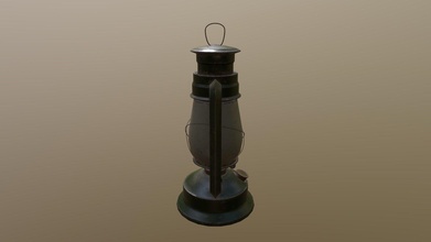 oil lamp - download free 3d model duyhoang389 10e8538 3d print model - Mito3D