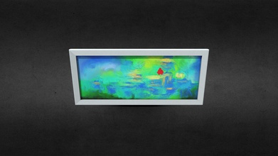 oil painting expressionism - download free 3d model roofusman1976 865d00d picture frame 3d print model - Mito3D