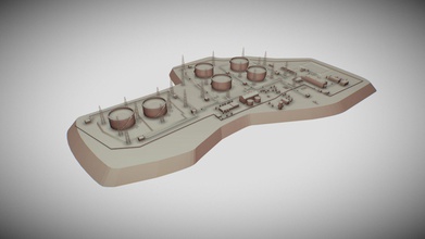 oil pumping station - 3d model saushkin d370495 3d print model - Mito3D
