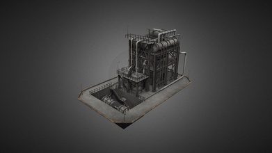 oil refinery 05 - buy royalty free 3d model cg duck cg duck 1f72d3b low poly game-ready 3d model oil refinery 05 virtual reality vr augmented reality ar games other real-time apps - oil refinery 05 - buy royalty free 3d model cg duck cg duck 1f72d3b