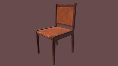 old chair russia ussr - 3d model rustam3d 030db50 wooden 3d print model - Mito3D
