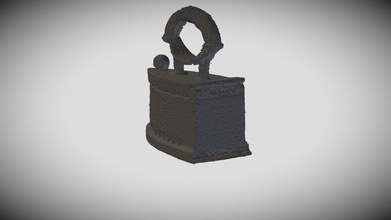 old coal iron - 3d model chrissorvi 6d2668d antique created photogrammetry taking photos my cellphone creating mesh agisoft photoscan prossesing autodesk netfabb part assignment printing course university illinois urbana-champain cooperation first am uploading think came out quite goodi hope might usefull some people specially style graphics pictures models so feel free use it 3d print model - Mito3D