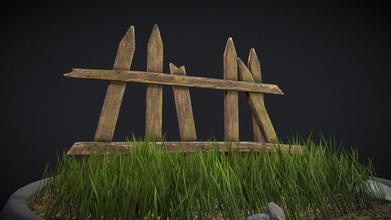 old fence - 3d model manfredi maxime zeworm 636e47b video game asset used wooden great post apocaliptic horror games low poly can easily point here create something using all software know so far 3ds max zbrush substance painter exercise also tried use gass opacity maps new shot texturing learning more hope you enjoy see soon 3d print model - Mito3D