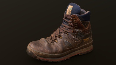 old hiking shoe - buy royalty free 3d model florian ludewig flolu 0f46538 photo-realistic perfect every use-case ranging games film animation available eight different levels detail texture maps scale up 8k all meshes uv-mapped have clean mesh also has real world lod0 189k vertices mostly quads lod1 95k lod2 47k lod3 24k lod4 12k lod5 6k lod6 3k lod7 15k textures albedo ambient occlusion normal roughness specular metallic please contact me personally if you interested raw files millions 16k still questions feel any time can find information my website https flolucom 3d print model - Mito3D