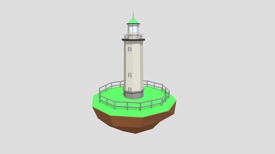 old lighthouse - 3d model beinaja bc7d3f3 find search google think why not then blender make beutiful maybe you fun wiyh my project share your friends if like this thank 3d print model - Mito3D