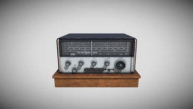 old radio - buy royalty free 3d model confusion3d bd44ba6 quality you need your game real world scale pbr textures entire textured substance painter references contain low next all 4k albedo basecolor metallic roughness normal height ambien oclussion opacity 3792 triangles 2000 faces 4019 edges 3915 verts 3d print model - Mito3D