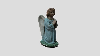 antiga estatueta de anjo - modelo 3d veoveo360 jpdimension 19f63cd 3d print model - Mito3D