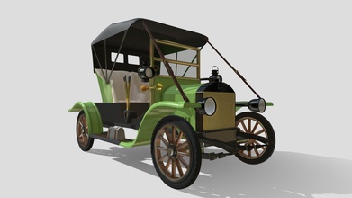 opel coupe 1909 - 3d model altair3d afec101 3d print model - Mito3D