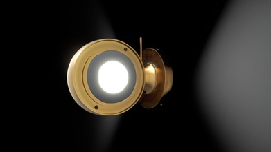 orbita LED ajustable pared montar vmwa004201a008ab 3d modelo vonnlighting d4104e0 3d print model - Mito3D