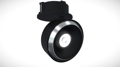 orbit led flush mounted adjustable downlight - 3d model vonnlighting 4b3806e 3d print model - Mito3D