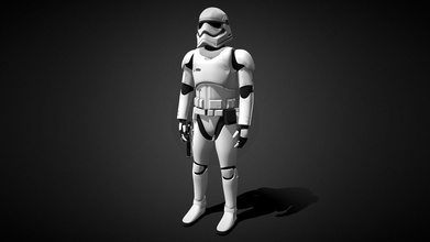ordine Stormtrooper acquistare royalty gratuito 3d modello Ryan re arte ryankingart f5bbaad 3d print model - Mito3D