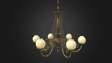 ornamental chandelier - buy royalty free 3d model polypirates2927 1d97541 3d print model - Mito3D
