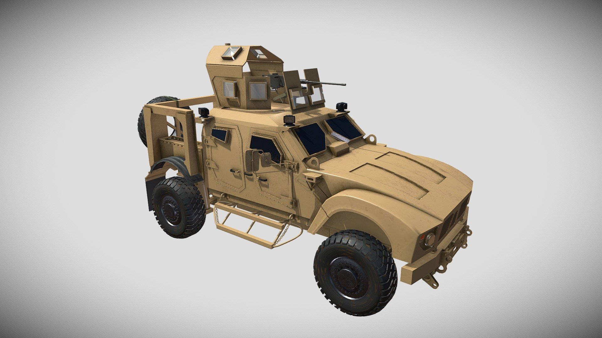 2b309b3 3d model nilay dindar ucanpenguen oshkosh m-atv askeri araç ders projem birlik & unreal motoru uyumlu - 3D print model - Mito3D