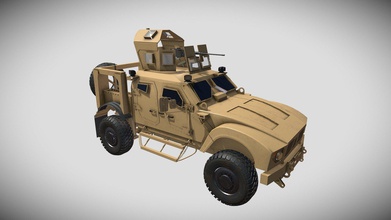 oshkosh m-atv-Militär-Fahrzeug - 3d-Modell nilay dindar ucanpenguen 2b309b3 meine natürlich Projekt Einheit & unreal engine kompatibel 3d print model - Mito3D