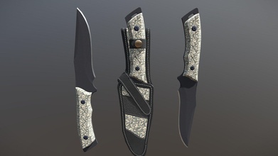 outdoor knife - buy royalty free 3d model chilaquil b1f8c4a 3d print model - Mito3D