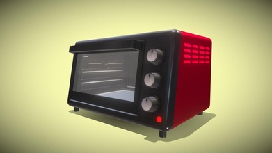 oven microwave - download free 3d model sameka 4941b66 3d print model - Mito3D