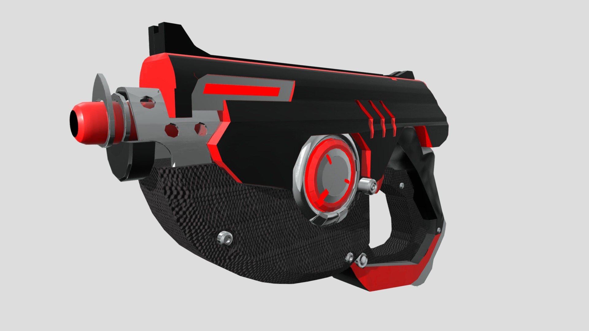 Supervisión trazador pistola negro rojo descargar gratis 3d modelo rafa fernandez rafafb 9e7a221 3D print model - Mito3D