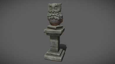 owl statue - download free 3d model loch02a earth02a 4545d95 3d print model - Mito3D