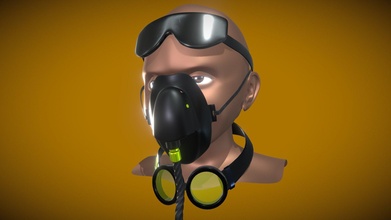 oxygène masque acheter royalties libre 3d modèle eccémanie efe8802 3d print model - Mito3D