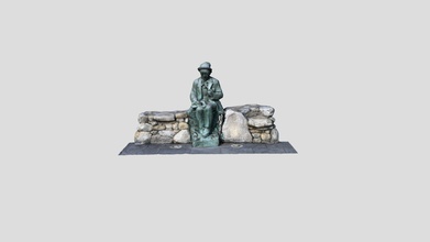 p draic conaire - 3d model stephen foy 67e71e6 galway&rsquo s eyre square ireland 11 years after original sculpture removed preservation decades statue connemara writer popular tourist attraction galway thousands people having their photograph taken beside monument 3d print model - Mito3D