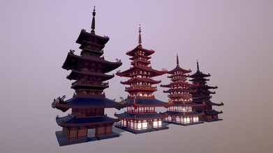 pagode poli Comprar realeza livre 3d modelo larolei strix567 4ba3b32 3d print model - Mito3D