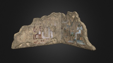 painted tomb wall - 3d model blkelly 1372bea 3d print model - Mito3D
