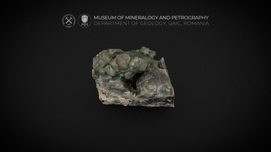 pale-green wernerite variety scapolite - 3d model museum mineralogy petrography uaic mineralogypetrographymuseum 461fe86 3d print model - Mito3D