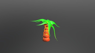 palm tree - 3d model atom worldofatom 0a6062a 3d print model - Mito3D