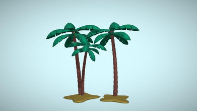 palmtree - download free 3d model ostrich33 gohean333 c52cb00 collection contains 3 realistic detailed models great use animations educational videos broadcast advertisement topology can subdivided without any defects available file formats every 3d print model - Mito3D
