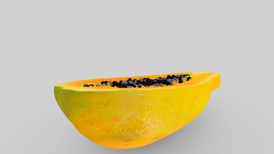 papaya meyveler 3d model satın almak telif Bedava Chandrarati 2f248d2 3d print model - Mito3D