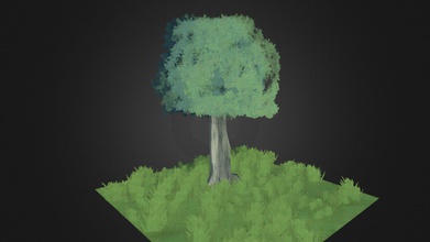 parallax stylized tree - download free 3d model astralmich michelenya 349468d 3d print model - Mito3D