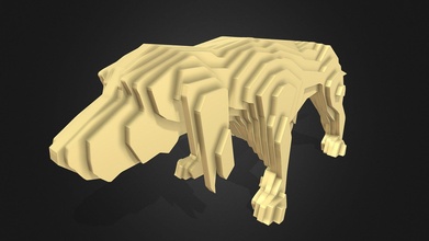 parametric asia basset hound dog - buy royalty free 3d model jambul agungnurani 25a8287 3d print model - Mito3D