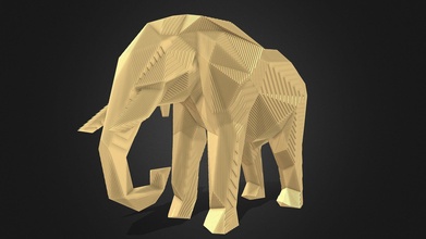 parametrisch asiatisch Elefant Kaufen Lizenzgebühren frei 3d Modell Jambul Agungnurani eed6f26 3d print model - Mito3D