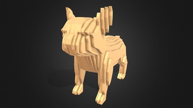 parametric french bulldog puppy - buy royalty free 3d model jambul agungnurani b9ca482 3d print model - Mito3D