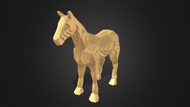 parametrico cavallo acquistare royalty gratuito 3d modello jambul agungnurani ceaebac 3d print model - Mito3D