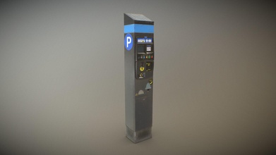 parking meter - poly buy royalty free 3d model mswoodvine 8e8b293 3d print model - Mito3D