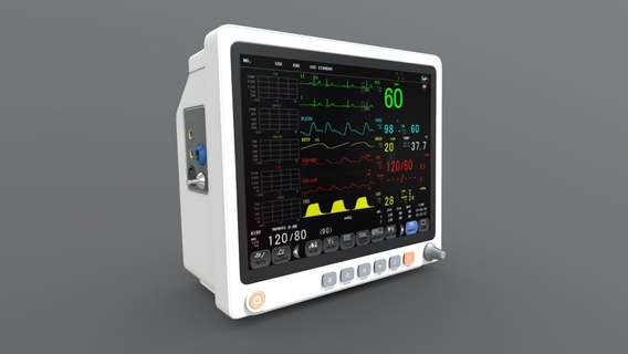 hasta monitör satın almak telif Bedava 3d model chakkitpp kan tanı kalp ambulans klinik Yardım nabız bilgi acil Durum hastane Bilim ameliyat ilaç kurtarmak ölçü sağlık hizmeti icu tıbbi 3d print model - Mito3D